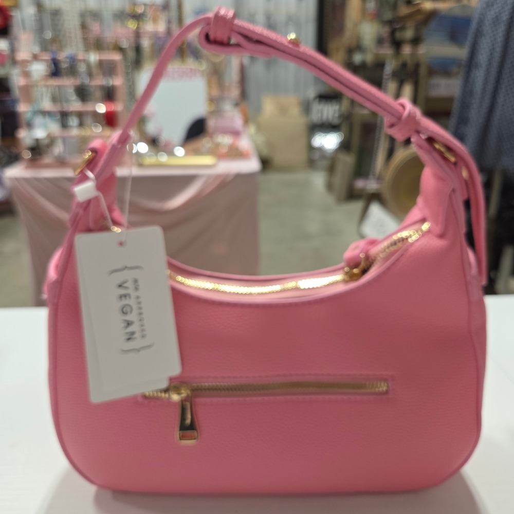 Pink Quilted Hobo Bag and Wallet 2-in-1 Set New - Picture 4 of 7